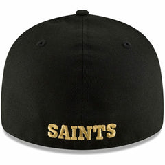 New Orleans Saints New Era Omaha Throwback Low Profile 59FIFTY Fitted Hat Black