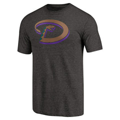 Arizona Diamondbacks Cooperstown Collection Forbes Tri-Blend T-Shirt - Heathered Black - MLB Sale