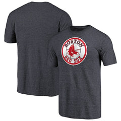 Boston Red Sox Cooperstown Collection Forbes Tri-Blend T-Shirt - Heathered Navy - MLB Discount