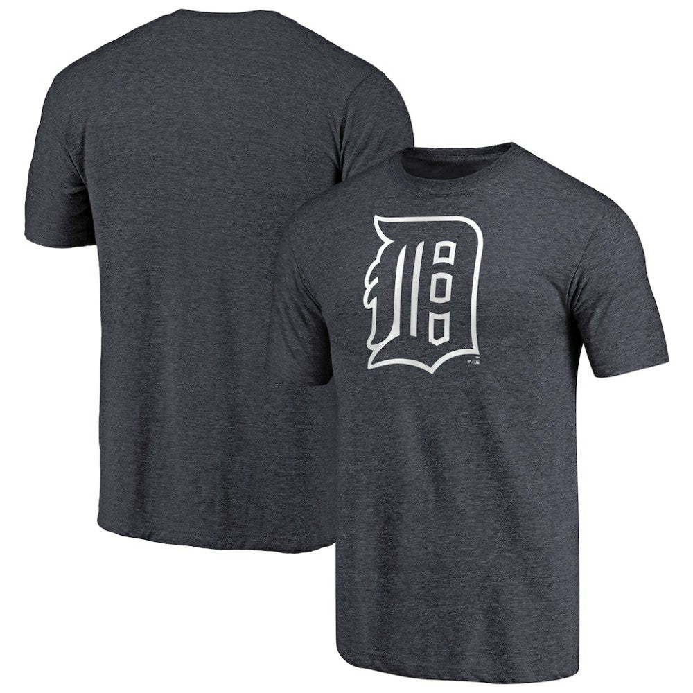 Detroit Tigers Cooperstown Collection Forbes Tri-Blend T-Shirt - Heathered Navy - MLB Lifestyle
