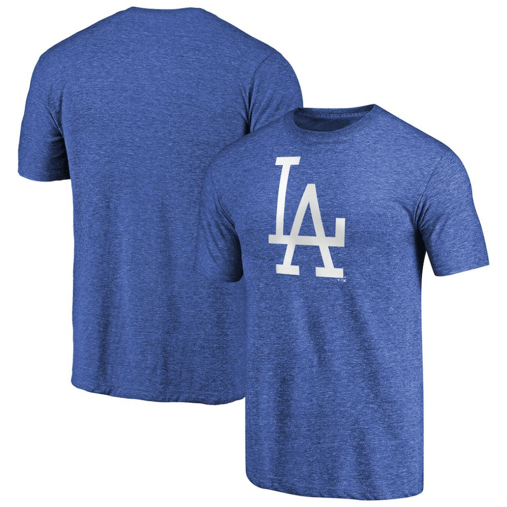 Los Angeles Dodgers Cooperstown Collection Forbes Tri-Blend T-Shirt - Heathered Royal - MLB Sale