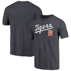 Detroit Tigers Vintage Cooperstown Collection Wahconah Tri-Blend T-Shirt - Navy - MLB Sale