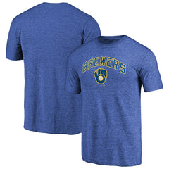 Milwaukee Brewers Vintage Cooperstown Collection Wahconah Tri-Blend T-Shirt - Royal - MLB on Sale