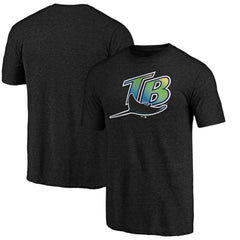 Tampa Bay Rays Vintage Cooperstown Collection Wahconah Tri-Blend T-Shirt - Black - MLB Online