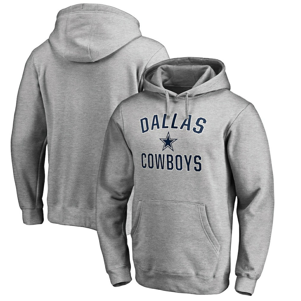 Dallas Cowboys Victory Arch Pullover Hoodie Heathered Gray