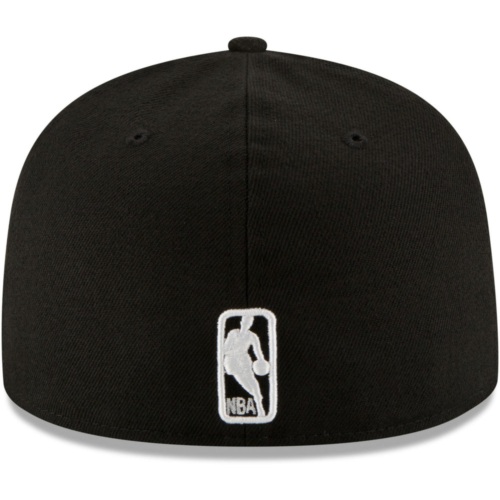 New York Knicks Black & White Logo 59FIFTY Fitted Hat Black | New Era for sale