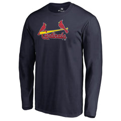 St. Louis Cardinals Team Wordmark Long Sleeve T-Shirt - Navy - MLB Online