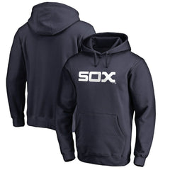 Chicago White Sox Vintage Cooperstown Collection Wahconah Fitted Pullover Hoodie - Navy - MLB Sale
