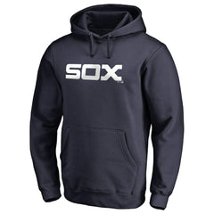 Chicago White Sox Vintage Cooperstown Collection Wahconah Fitted Pullover Hoodie - Navy - MLB Sale