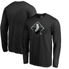 Chicago White Sox Midnight Mascot Long Sleeve T-Shirt - Black - MLB on Sale
