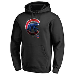 Chicago Cubs Midnight Mascot Pullover Hoodie - Black - MLB Sale
