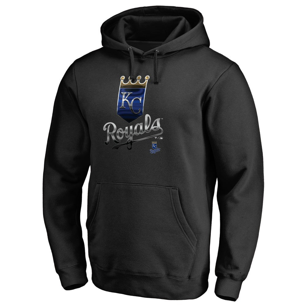 Kansas City Royals Midnight Mascot Pullover Hoodie - Black - MLB on Sale