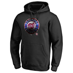 Washington Nationals Midnight Mascot Pullover Hoodie - Black - MLB Online