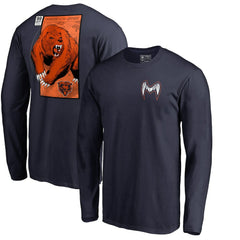 Chicago Bears Midway Monster Long Sleeve T-Shirt Navy