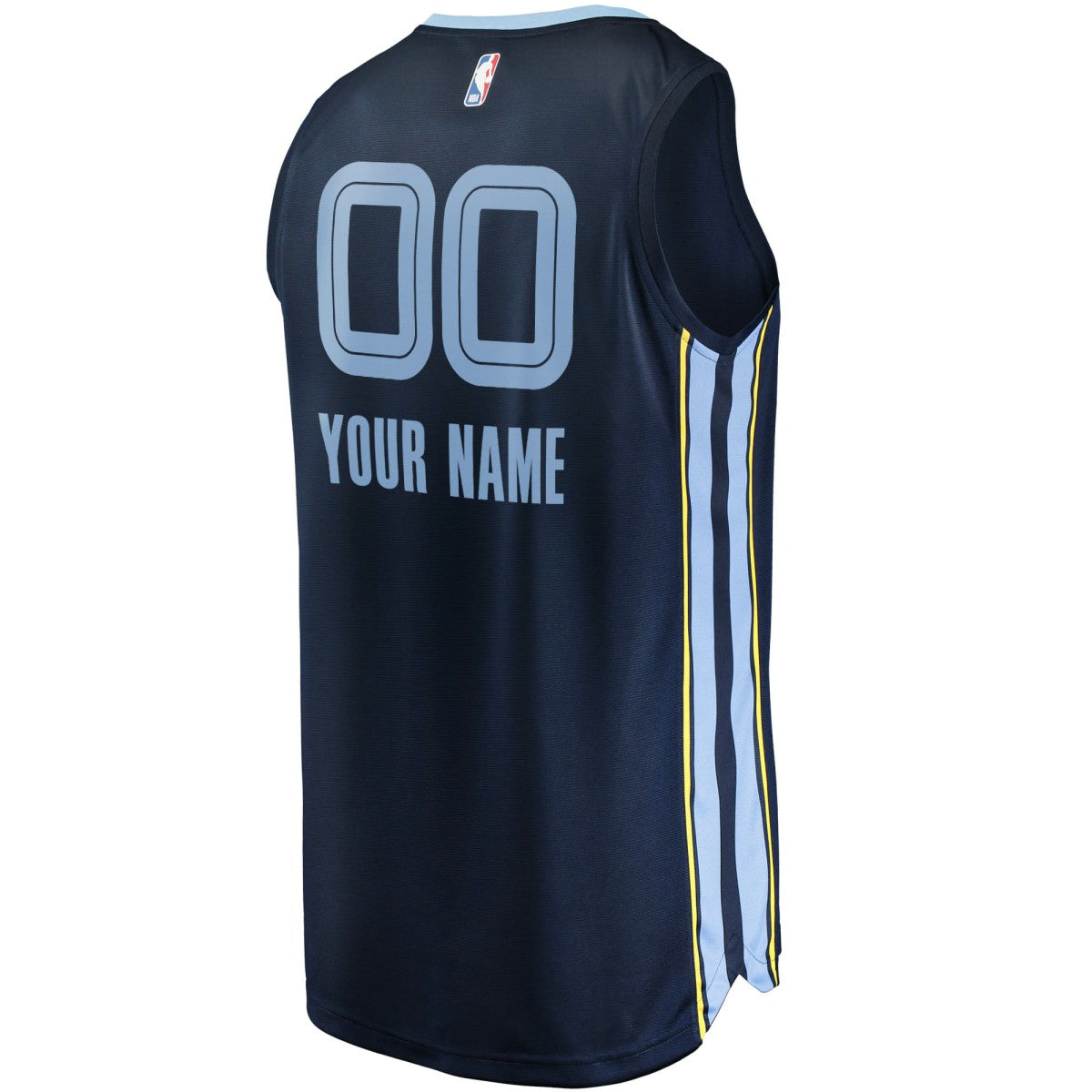 Memphis Grizzlies Fast Break Custom Replica Jersey Navy Icon Edition | Fanatics discount