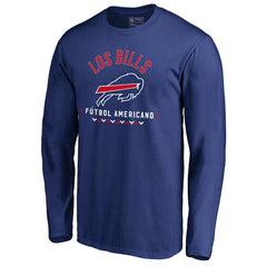 Buffalo Bills Futbol Americano Long Sleeve T-Shirt Royal