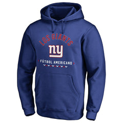New York Giants Futbol Americano Pullover Hoodie Royal