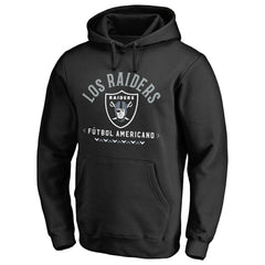 Las Vegas Raiders Futbol Americano Pullover Hoodie Black