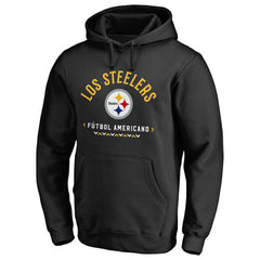 Pittsburgh Steelers Futbol Americano Pullover Hoodie Black