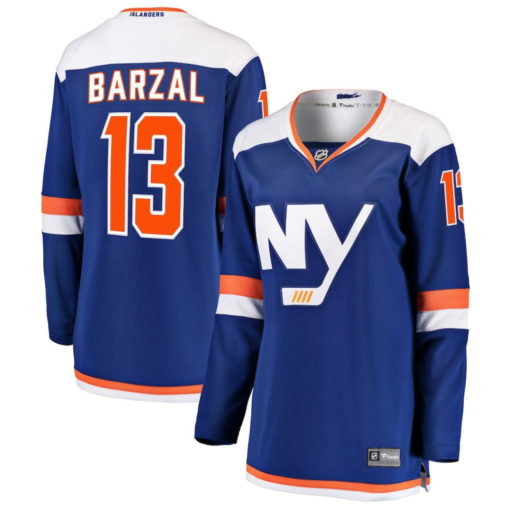 Mathew Barzal New York Islanders Fanatics Women's Alternate Breakaway Jersey - Blue - NHL 3253548