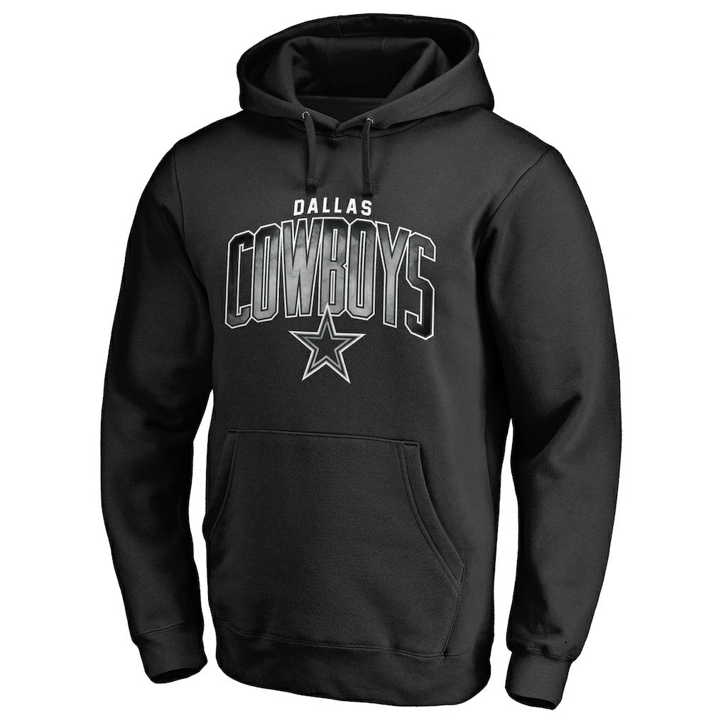 Dallas Cowboys Arch Smoke Pullover Hoodie Black