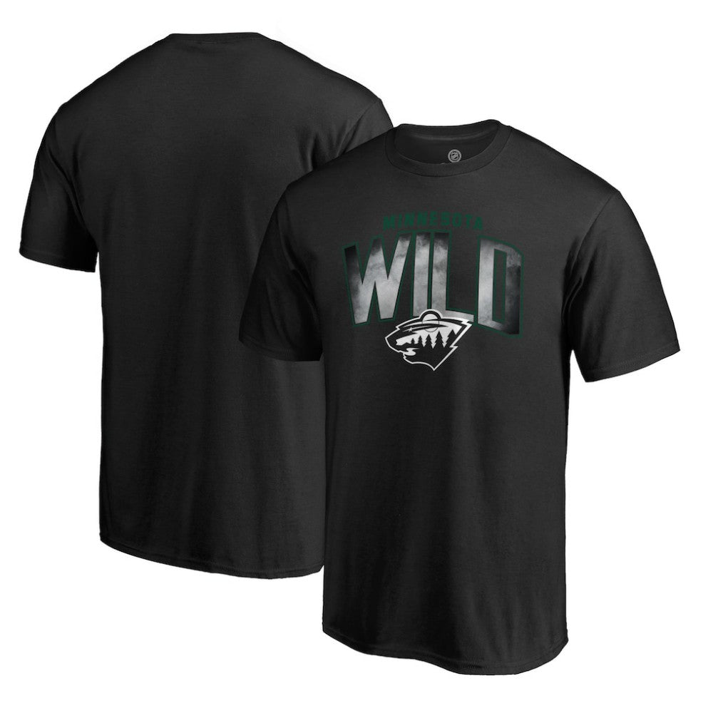 Minnesota Wild Arch Smoke T-Shirt - Black - NHL 3255495