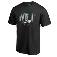 Minnesota Wild Arch Smoke T-Shirt - Black - NHL 3255495