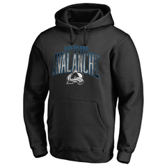 Colorado Avalanche Arch Smoke Pullover Hoodie - Black - NHL 3255612