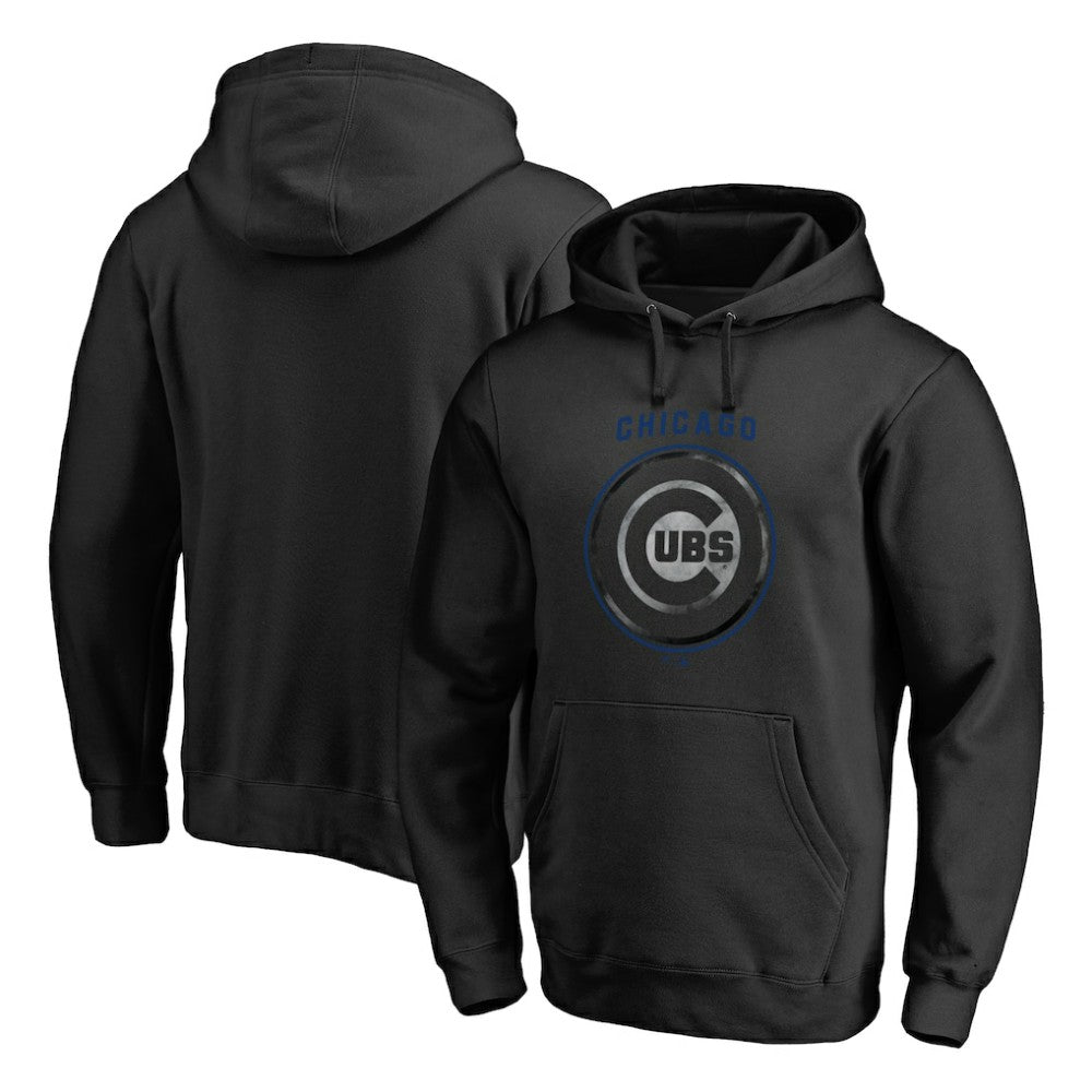 Chicago Cubs Arch Smoke Pullover Hoodie - Black - MLB Online