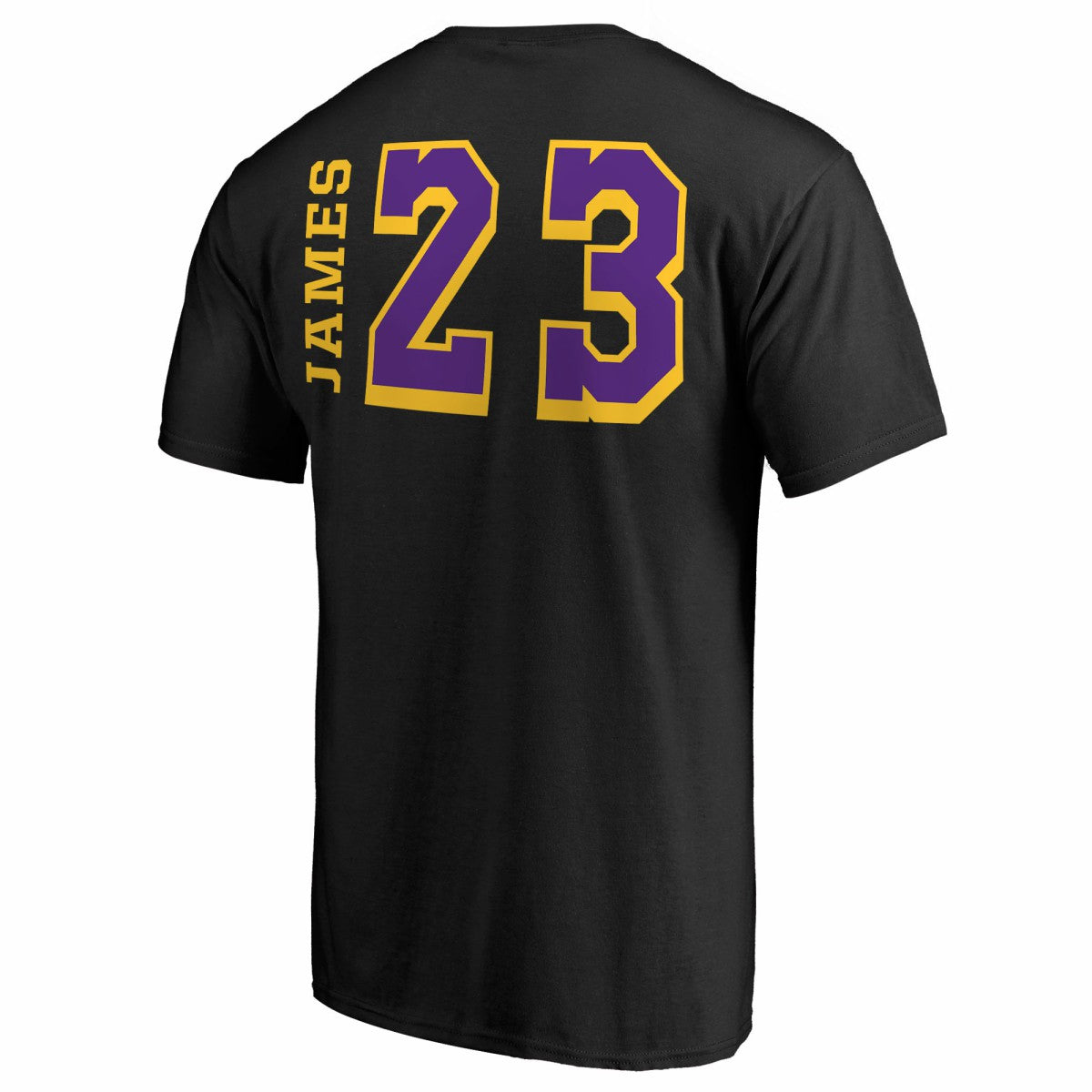 LeBron James Los Angeles Lakers Sidesweep Name & Number T-Shirt Black