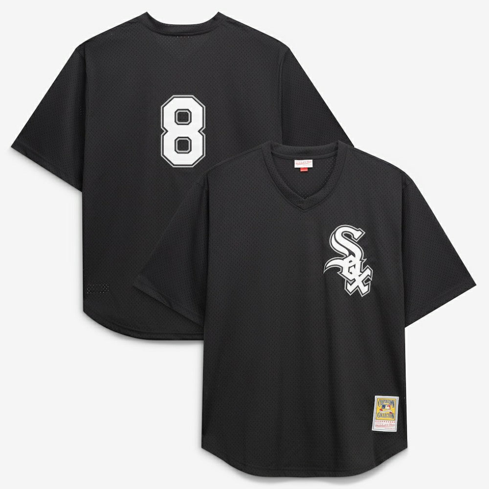 Bo Jackson Chicago White Sox Mitchell & Ness Cooperstown Collection Big & Tall Mesh Batting Practice Jersey - Black - Mitchell & Ness Discount