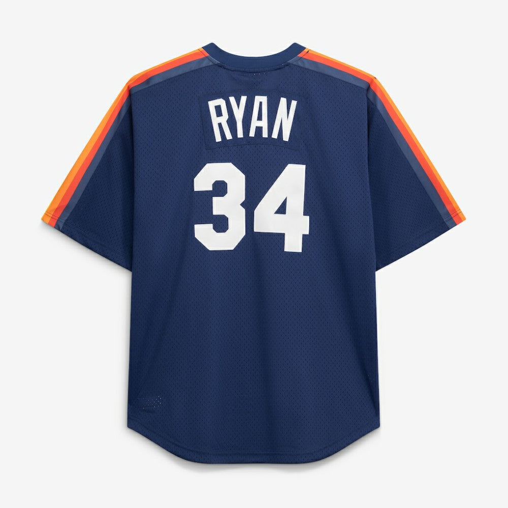 Nolan Ryan Houston Astros Mitchell & Ness Cooperstown Collection Big & Tall Mesh Batting Practice Jersey - Navy - Mitchell & Ness Discount