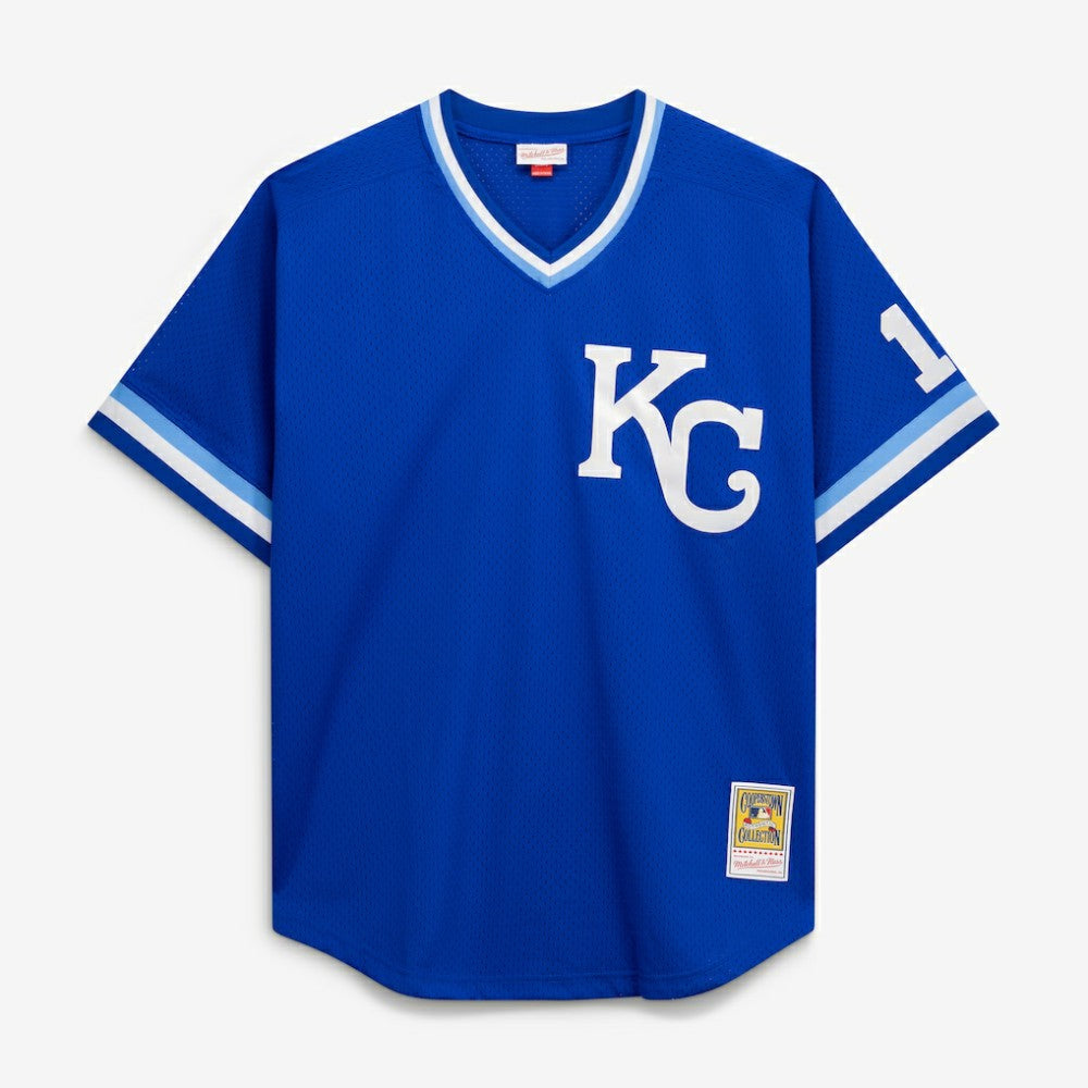 Bo Jackson Kansas City Royals Mitchell & Ness Cooperstown Collection Big & Tall Mesh Batting Practice Jersey - Royal - Mitchell & Ness Sale
