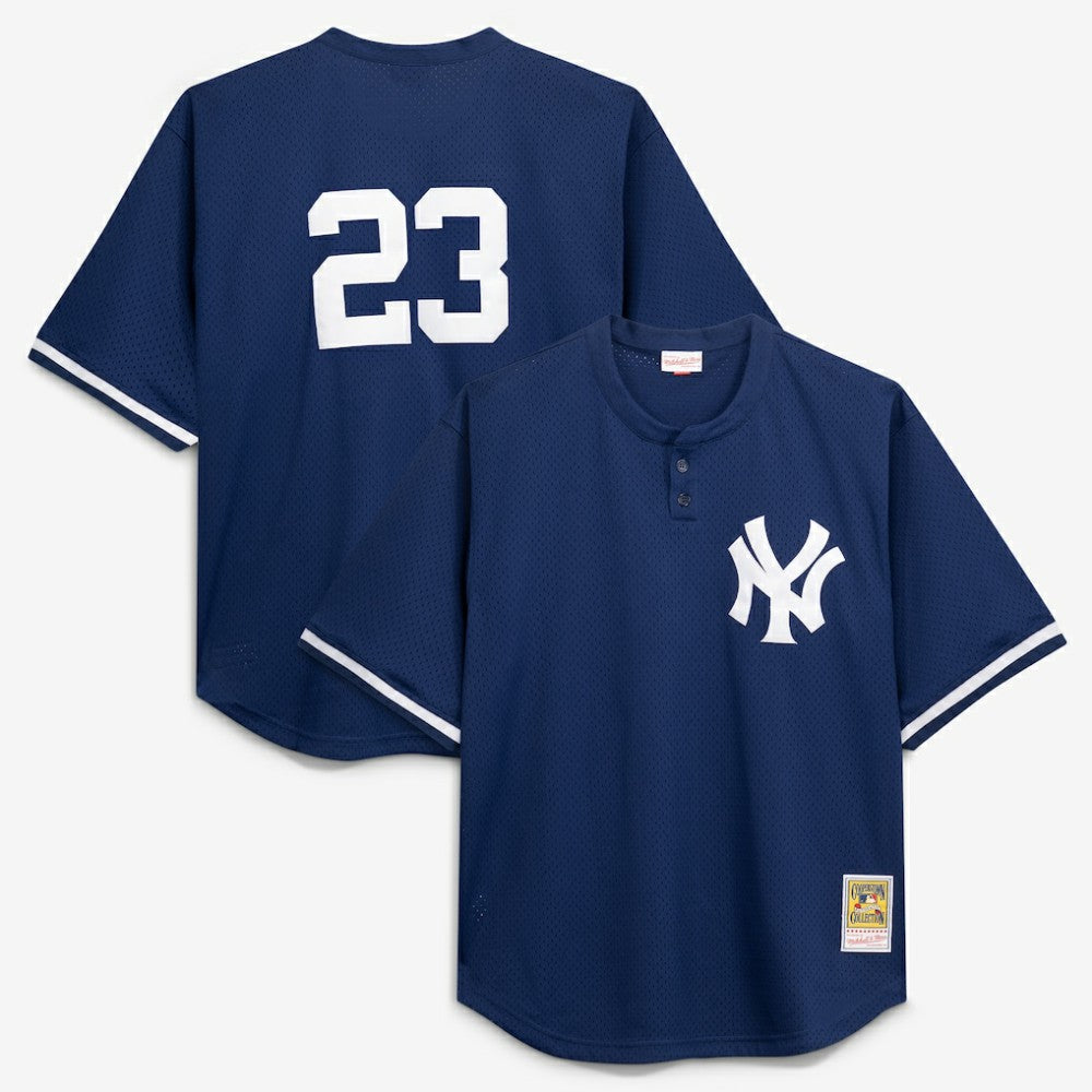 Don Mattingly New York Yankees Mitchell & Ness Cooperstown Collection Big & Tall Mesh Batting Practice Jersey - Navy - Mitchell & Ness Discount