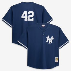 Mariano Rivera New York Yankees Mitchell & Ness Cooperstown Collection Big & Tall Mesh Batting Practice Jersey - Navy - New Era Lifestyle