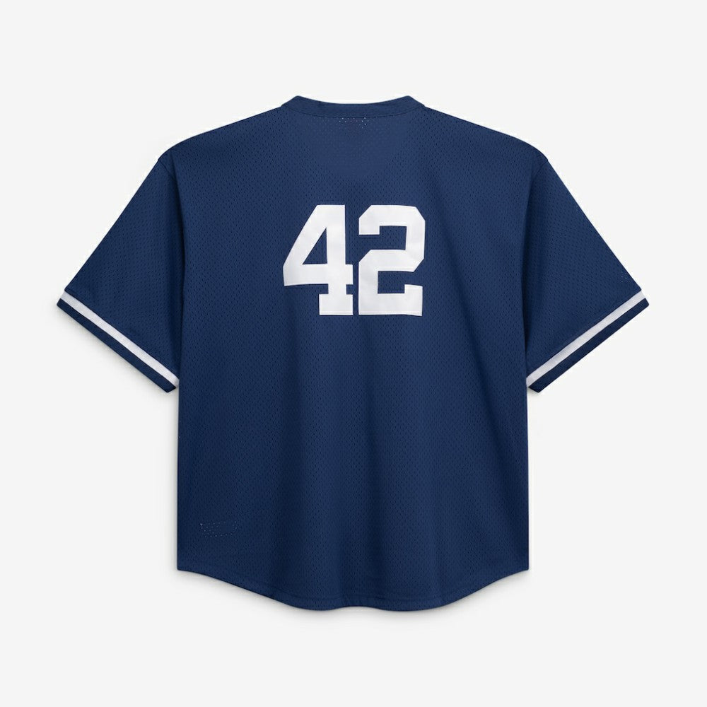 Mariano Rivera New York Yankees Mitchell & Ness Cooperstown Collection Big & Tall Mesh Batting Practice Jersey - Navy - New Era Lifestyle