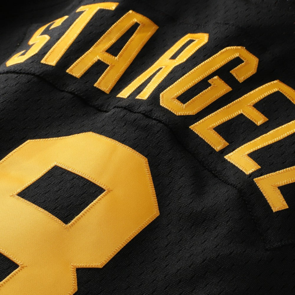 Willie Stargell Pittsburgh Pirates Mitchell & Ness Cooperstown Collection Big & Tall Mesh Batting Practice Jersey - Black - Mitchell & Ness on Sale