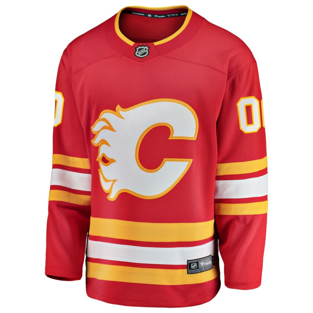 Calgary Flames Fanatics Home Breakaway Custom Jersey - Red - NHL 3273704