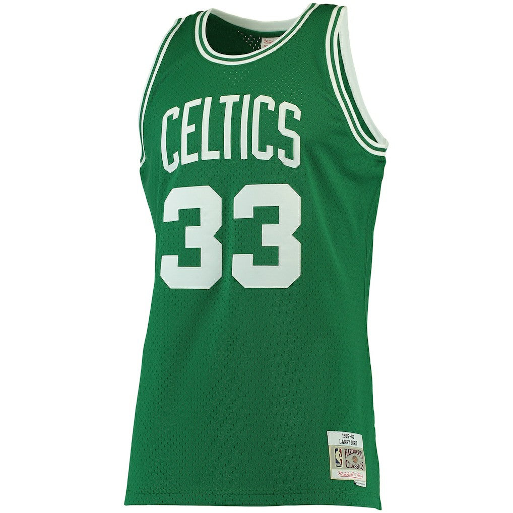 Larry Bird Boston Celtics 1985/86 Big & Tall Hardwood Classics Swingman Jersey Kelly Green | Mitchell & Ness Lifestyle