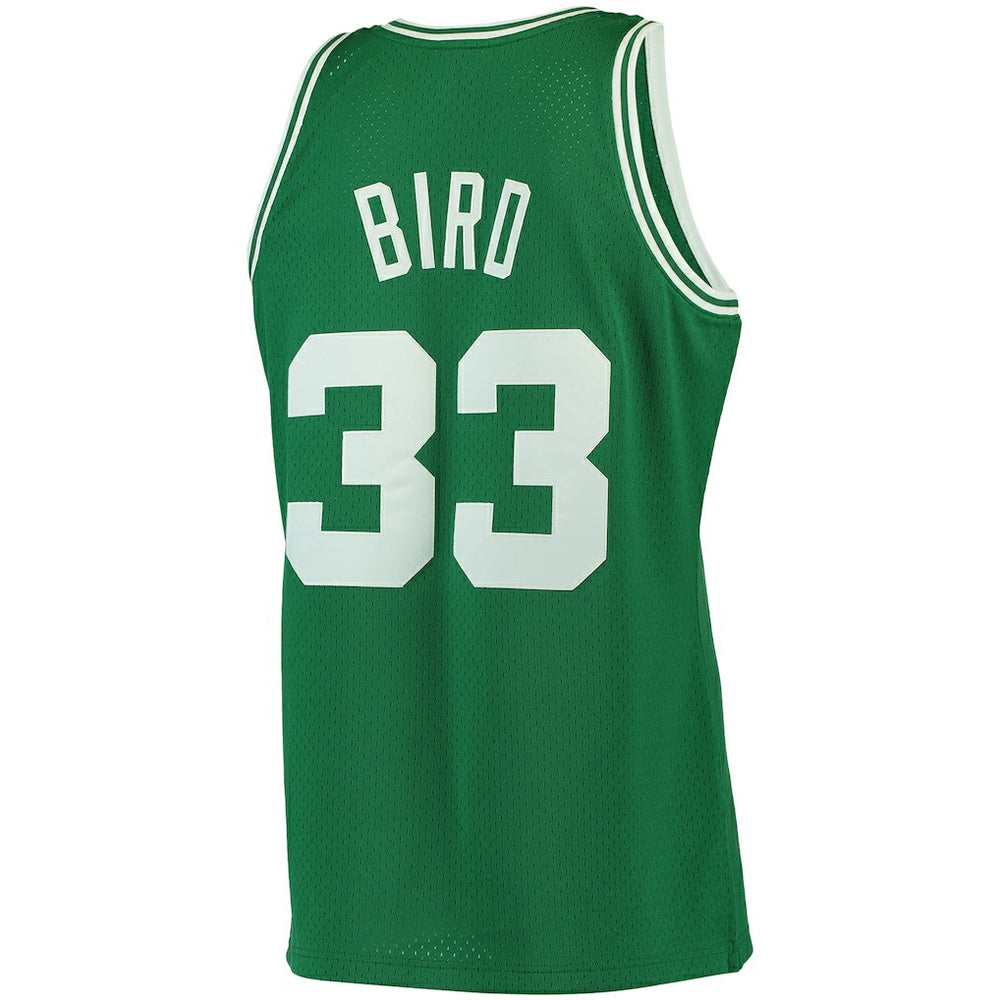 Larry Bird Boston Celtics 1985/86 Big & Tall Hardwood Classics Swingman Jersey Kelly Green | Mitchell & Ness Lifestyle