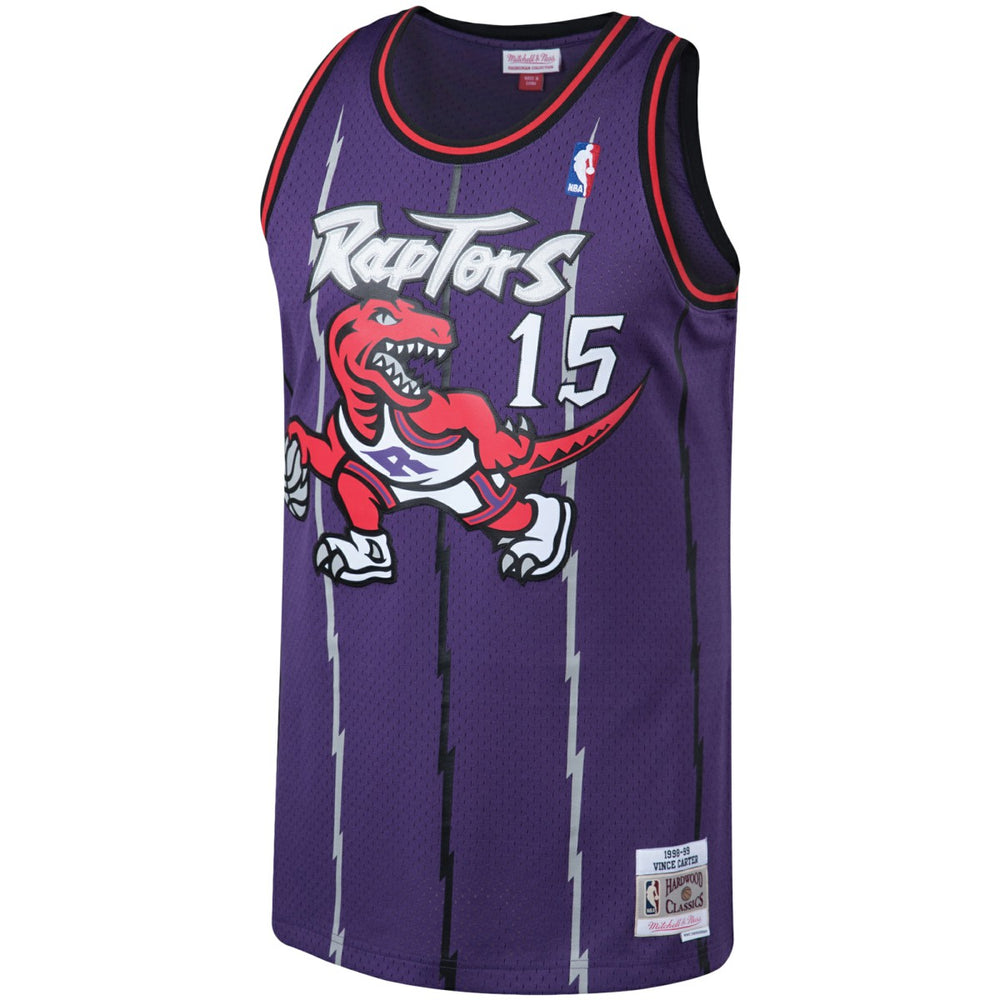 Vince Carter Toronto Raptors 1998/99 Big & Tall Hardwood Classics Swingman Jersey Purple | Mitchell & Ness discount