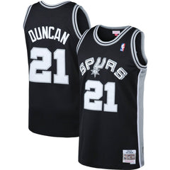 Tim Duncan San Antonio Spurs 1998/99 Big & Tall Hardwood Classics Swingman Jersey Black | Mitchell & Ness online