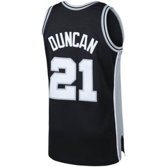 Tim Duncan San Antonio Spurs 1998/99 Big & Tall Hardwood Classics Swingman Jersey Black | Mitchell & Ness online