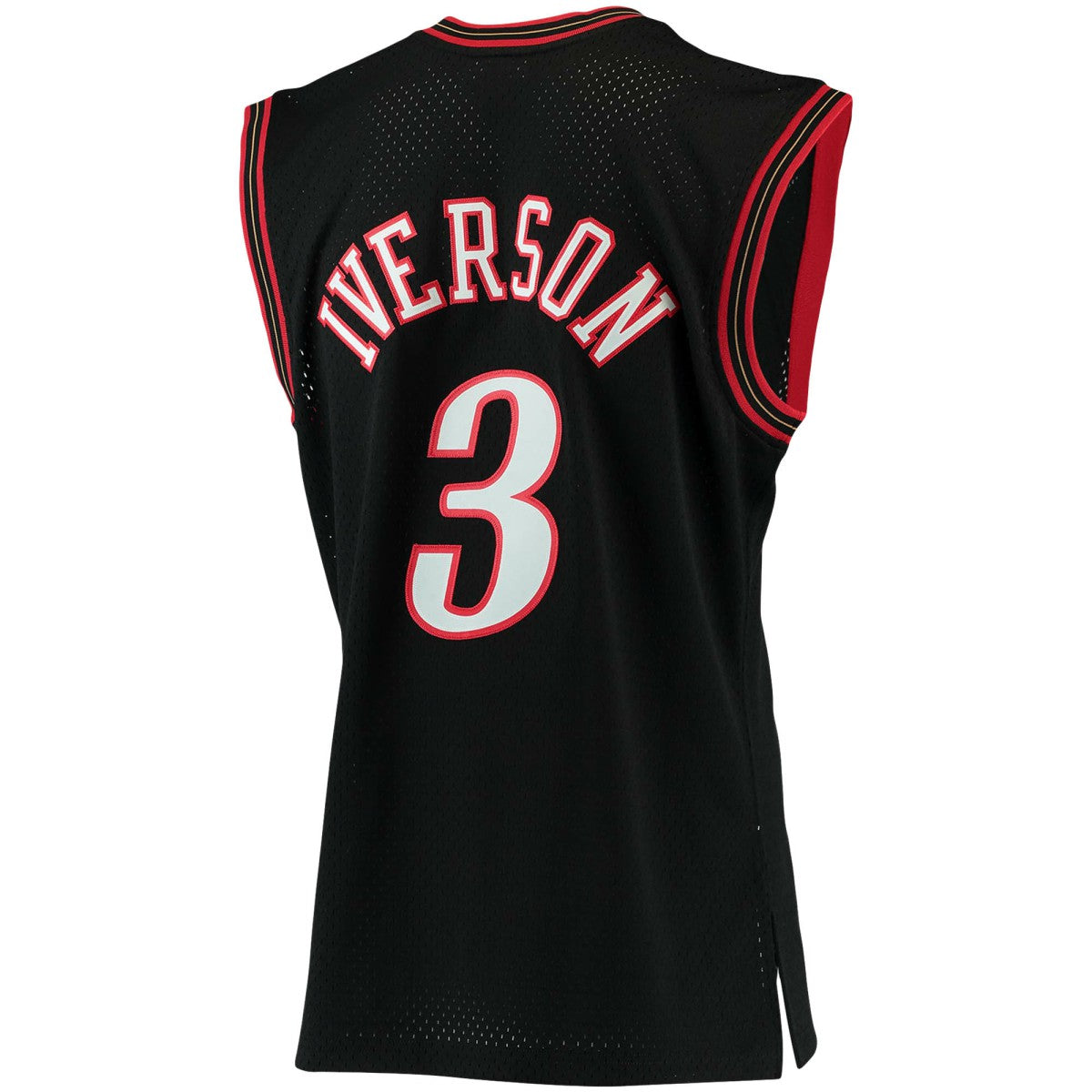 Allen Iverson Philadelphia 76ers 2000/01 Big & Tall Hardwood Classics Swingman Jersey Black | Mitchell & Ness online
