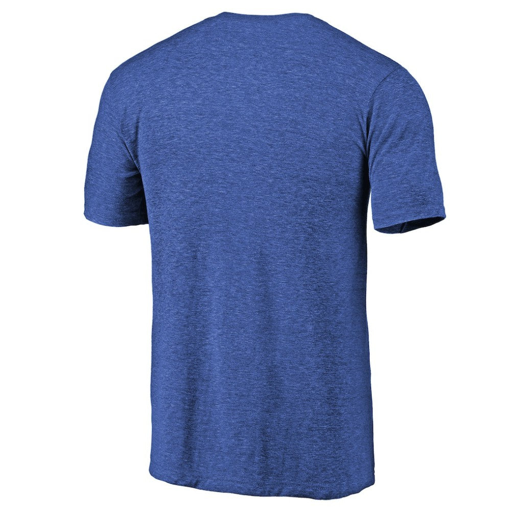 Texas Rangers Team Wordmark Tri-Blend T-Shirt - Royal - MLB Discount
