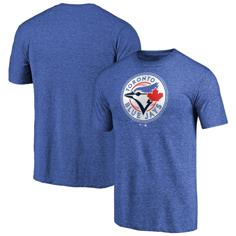 Toronto Blue Jays Team Wordmark Tri-Blend T-Shirt - Royal - MLB Online
