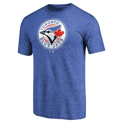 Toronto Blue Jays Team Wordmark Tri-Blend T-Shirt - Royal - MLB Online