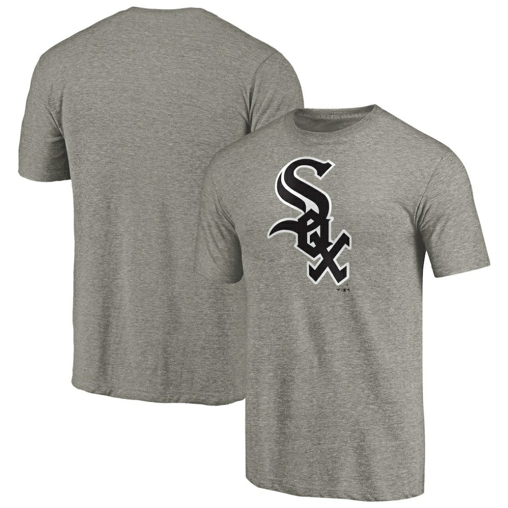 Chicago White Sox Team Wordmark Tri-Blend T-Shirt - Gray - MLB Lifestyle