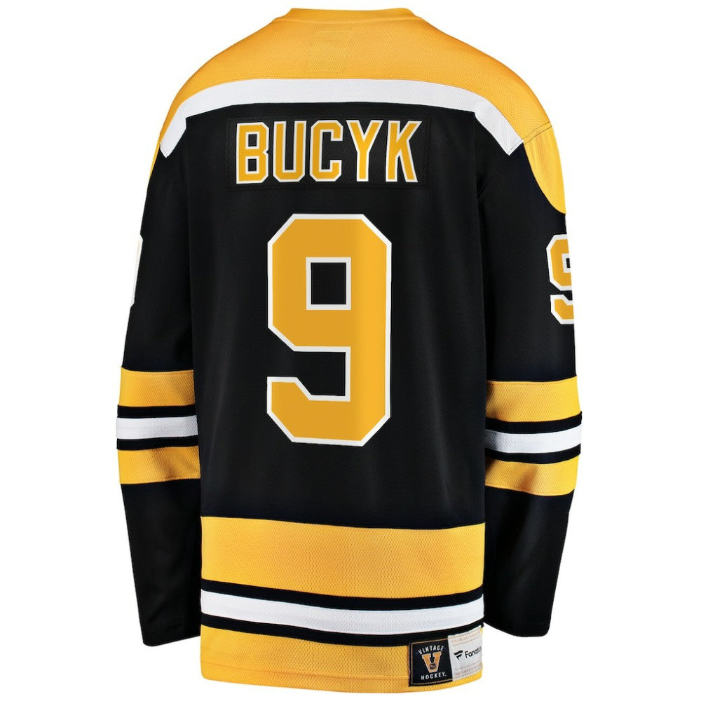 John Bucyk Boston Bruins Fanatics Premier Breakaway Retired Player Jersey - Black - NHL 3278990
