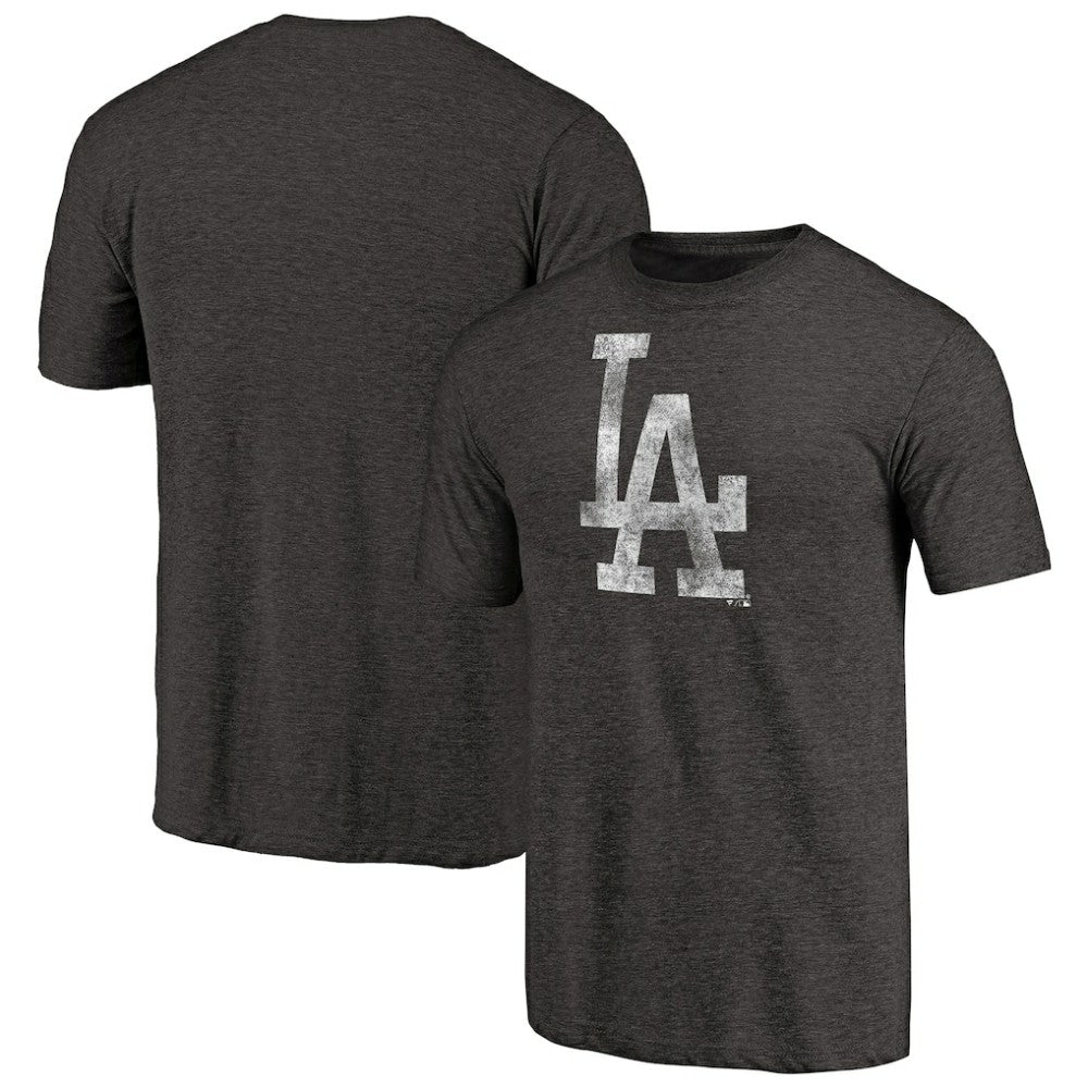 Los Angeles Dodgers Distressed Team Tri-Blend T-Shirt - Black - MLB Online